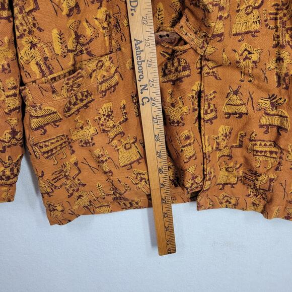 Vtg Chicos Shawl Cardigan Womens Medium Kimono Lagenlook Cottagecore Art To Wear - Picture 6 of 12